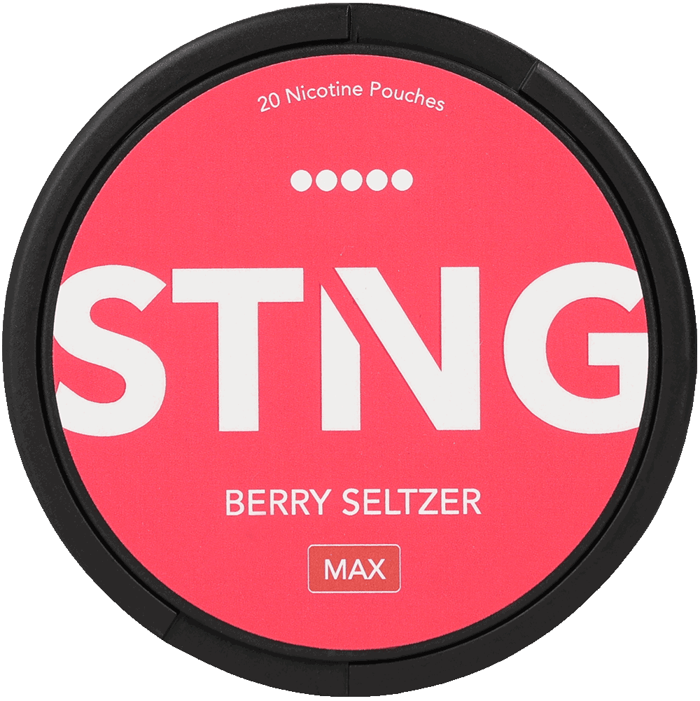 STNG Berry Seltzer Packshot
